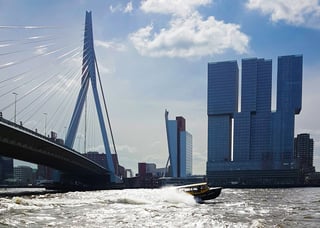 Erasmusbrücke in Rotterdam, Niederlande