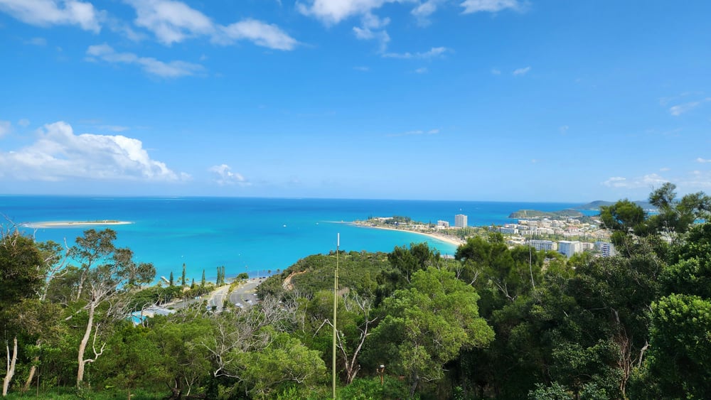 Blick auf die Bucht von Noume, Neu-kaledonien